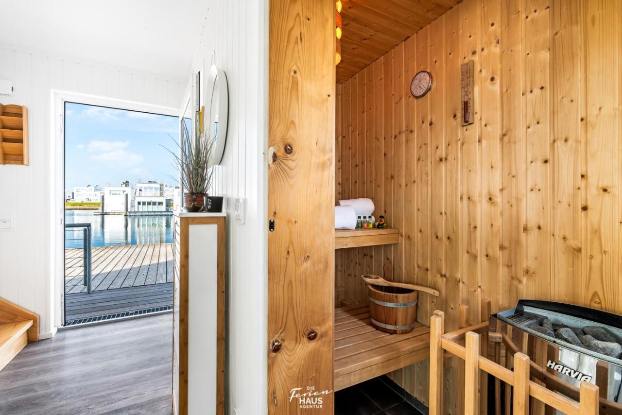 Schwimmendes Haus Aloha Villa ออลเพนิทซ์ ภายนอก รูปภาพ